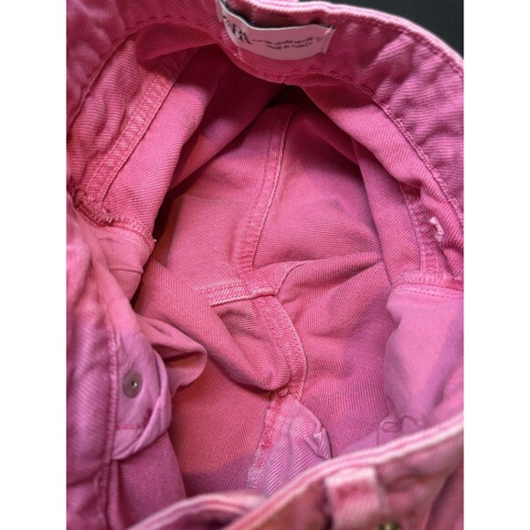 Zara High Rise Wide Leg Jeans Pink Sz 4 Barbie Preppy - Picture 6 of 7